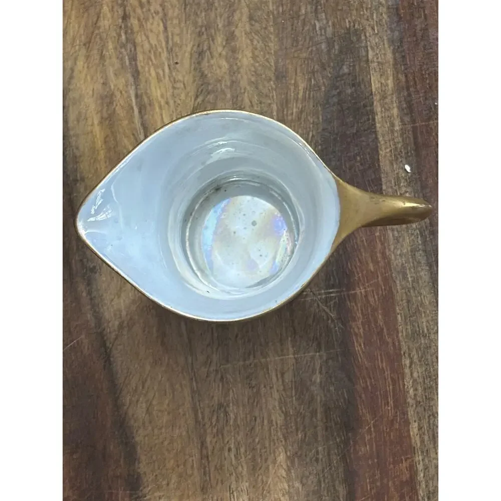 JHR Cacilie Bavaria Hutschenreuther Hand Painted Creamer Signed Violets